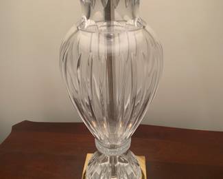 possible Baccarat style crystal lamps from the 1960's