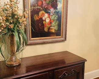 Antique French Provincial oak buffet