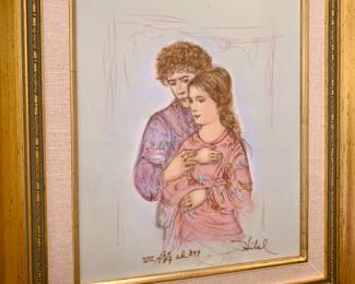 Edna Hibel's signed print "Eternal Love"--it is a limited edition