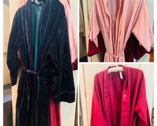 Dior and Valentino robes