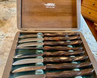 like new Cutco boxed steak knives