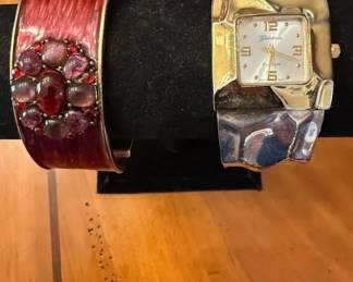 Absolutely Beautiful Vintage Bracelet and Bracelet Watch!                                                                                                                                                  Beautiful Vintage Jewelry from Costume to Fine: Variety Galore!