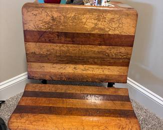 Antique school desk