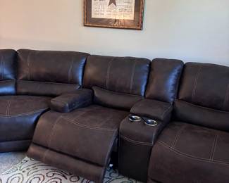 Leather Theatre sofa