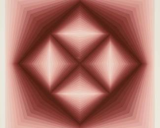 2275 Jurgen Peters (1936-1997) "Nucleus," 1979 Screenprint in colors on paper Edition: 184/200 Signed, titled, dated, and numbered in pencil in the lower margin: © J. Peters 79 Image: 23.5" H x 23.5" W; Sight: 25" H x 25.5" W Estimate: $400 - $600