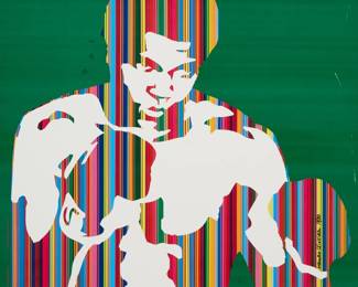 2262 Mauro Oliveira (20th/21st Century) "The Greatest I" Giclée in colors on canvas Edition 17/30 Signed and numbered lower right: Mauro Oliveira 30" H x 30" W Estimate: $100 - $200