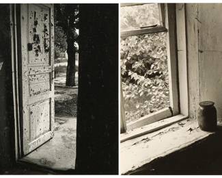 2397 Boris Kuperschmidt (b. 1957) Boris Kuperschmidt (b. 1957) Two works: "Chernobyl," 1992 Gelatin silver print on paper mounted to a support mount Signed, titled, and dated in ink on the support mount, directly below the image/sheet edge: Boris Kuperschmidt / 1992 Image/Sheet: 10" H x 8" W Sight: 12.75" H x 9.75" W "Chernobyl City," 1992 Gelatin silver print on paper mounted to a support mount Signed, titled, and dated in ink on the support mount, directly below the image/sheet edge: Boris Kuperschmidt / 1992 Image: 10.25" H x 7.125" W; Sheet: 10" H x 8" W; Sight: 12.5" H x 9.5" W Estimate: $100 - $200