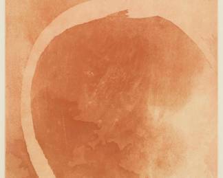 2216 Tomie Ohtake (1913-2015) Untitled, 1993 Aquatint in colors on wove paper Edition: P/A Signed, dated, and inscribed in pencil in the lower margin: Tomie Ohtake '93 Plate: 23.5" H x 15.75" W; Sight: 25.75" H x 16.75" W Estimate: $200 - $300