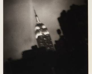 2375 Late 20th Century Photograph "New York," 1990 Photograph on paper Edition: 5/25 With incised initials and title in the lower margin: JWD; signed indistinctly, dated, and numbered in pencil verso: 1990 Image: 4.875" H x 4.875" W; Sheet: 10" H x 8.75" W Estimate: $200 - $300