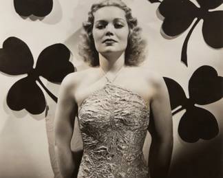 2362 George Hurrell (1904-1992) A portrait of Anna Sten, 1937 Photograph on paper From the edition of unknown size Appears unsigned; inscribed in pencil by an unknown hand and stamped in black ink: Anna Sten [stamped] / whose "Don't Lead with Your Heart" [stamped], a Victor Schertzinger / production, goes before the cameras / soon. / Dec 1 1937 [stamped] Image/Sheet: 13.375" H x 10.875" W Estimate: $200 - $300