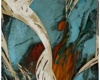 2268 Laddie John Dill (b. 1943) Untitled Mixed media on panel Unsigned 72.5" H x 54.25" W x 3" D Estimate: $600 - $800