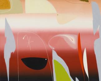 2313 Martyn Jones (b. 1955) "Be Above It VII," 2017 Oil on canvas Likely signed verso; titled and dated by repute 39.25" H x 39.25" W Estimate: $300 - $500