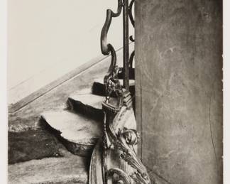 2386 Eugène Atget (1857-1927) "91, rue de Turenne" Photograph on paper From the edition of unknown size and date Inscribed indistinctly, lower right; [BA?], stamped in black ink verso: Eugene Atget Photograph / Collection Bernice Abbott Image/Sheet: 8.625" H x 6.375" W Estimate: $300 - $500