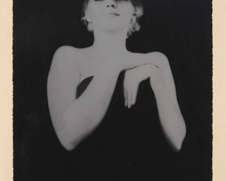 2402 Milton H. Greene (1922-1985) "Marilyn Monroe," from the "Black Sitting" series Photolithograph on wove paper Edition: 36/300 Signed and numbered in pencil in the lower margin: Milton H. Greene Image: 40" H x 30" W; Sight: 44.375" H x 34.375" W Estimate: $500 - $700