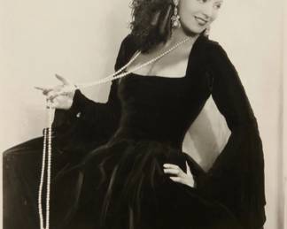 2344 George Hurrell (1904-1992) Portrait of Greta Garbo for the film Romance, 1930 Photograph on paper Appears unsigned Sight: 9.5" H x 7.25" W Estimate: $200 - $300