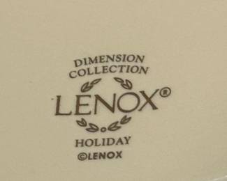 Lenox Holiday Dimension Collection Candle Lamp with Shade third image