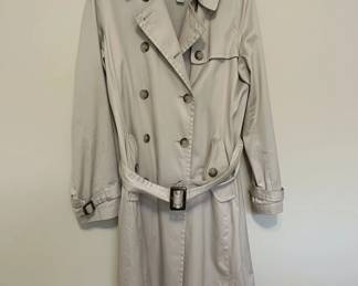 Banana Republic Womens Beige Cotton Trench Coat