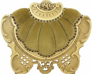 Victorian Style Carved Medallion Back Chair second image