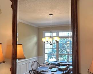 Chippendale Style Wood Mirror