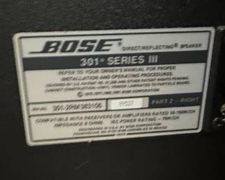 Bose Series III Direct or Reflecting Speakers third image