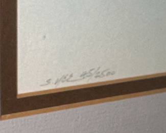 Limited Edition Print  Wisteria and Bird second image