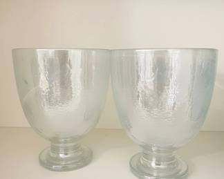 Bubble Glass Compote Bowls