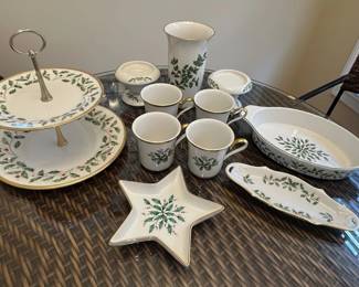 Lenox Holiday Dimension Collection Porcelain Dinnerware Set