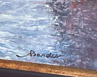 Framed Venetian Canal Scene second image