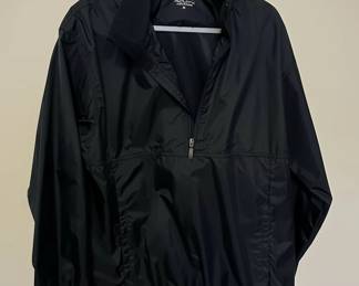 Acuity Mens Black Packable Anorak Jacket