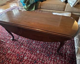 Mahogany Drop Leaf Coffee Table