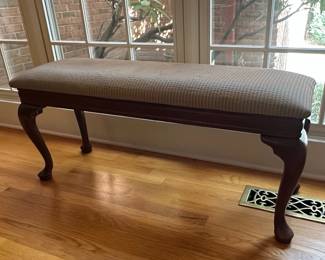 Queen Anne Style Bench
