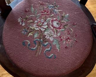 Victorian Eastlake Style Needlepoint Side Chair second image