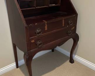 Chippendale Style Secretary Desk second image