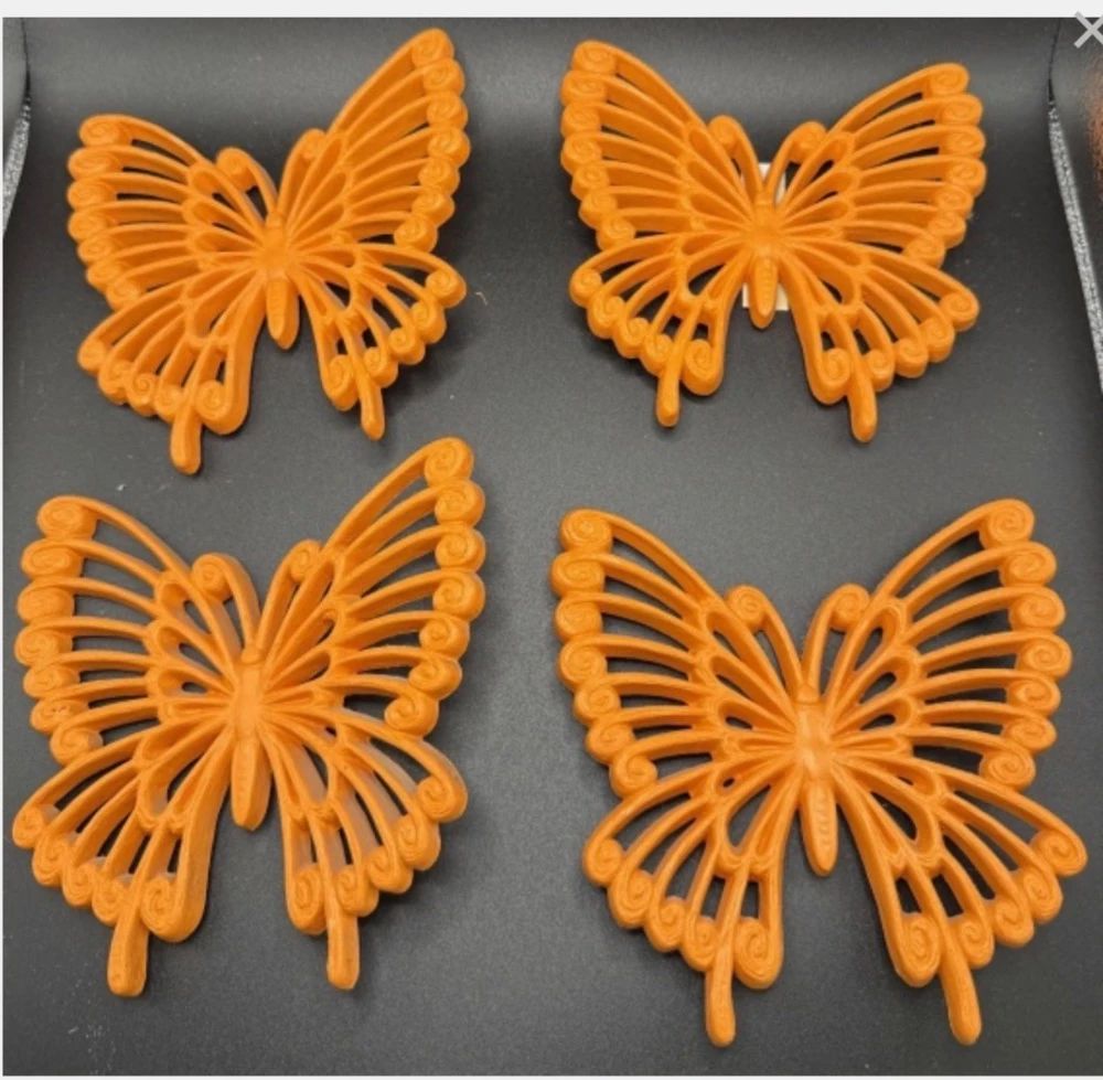 MCM Burwood wall art. Butterflies. https://modestlambestatesales.hibid.com/