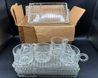 Party trays. Can be held with one hand. Sip, Snack, Social media. https://modestlambestatesales.hibid.com/