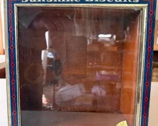 Advertising biscuit tin. Sunshine Biscuits. https://modestlambestatesales.hibid.com/