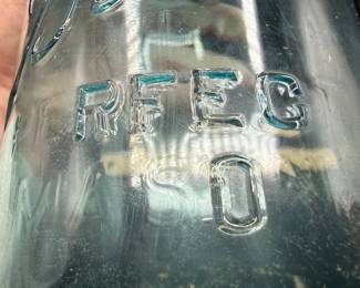 Factory error / ghost letter embossed. https://modestlambestatesales.hibid.com/