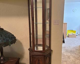 LIghted Curio Cabinet