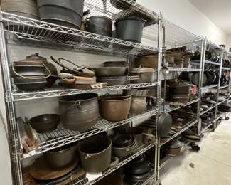 Collector’s Estate Sale featuring nautical antiques, vintage furniture, curio cabinets, library bookcases, restored cast iron cookware, antique telephones, men’s suits, garage items, eclectic home décor, and unique yard art.