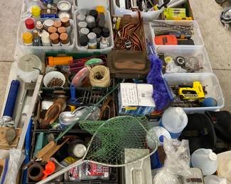 Collector’s Estate Sale featuring nautical antiques, vintage furniture, curio cabinets, library bookcases, restored cast iron cookware, antique telephones, men’s suits, garage items, eclectic home décor, and unique yard art.