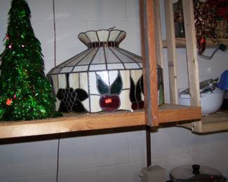 1960s HANGING LAMP & HOLIDAY TREE