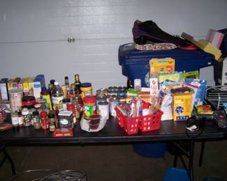 TABLE OF FOOD STUFFS