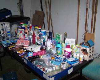 TABLE OF COSMETICS, ETC.