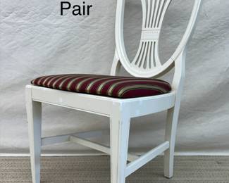 Gustavian Style Sheild Back