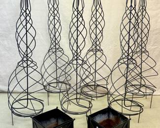 Just Some of the Much VINTAGE Iron Patio Accessories