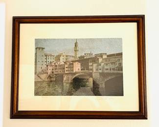 Ponte Vecchio, Florence, print