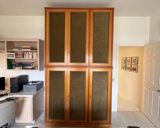 French or Italian double armoire