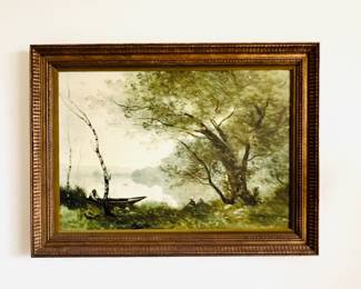 40” x 30” Print “The Boatman” by C. Coret