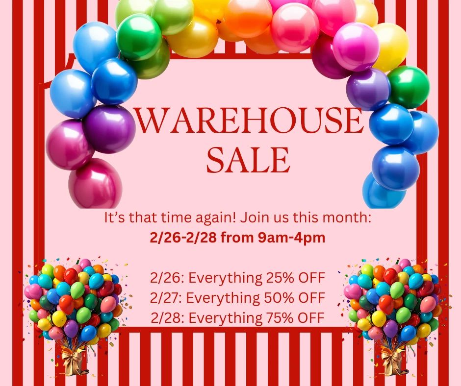 Feb warehouse sale