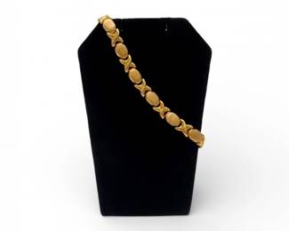 38 10KGoldXOXOLinkBracelet348g